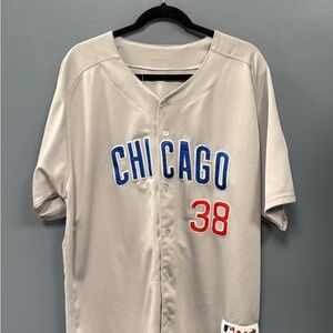 Chicago cubs Baseball Jersey with Red and Blue Accents men’s XL majestic jersey